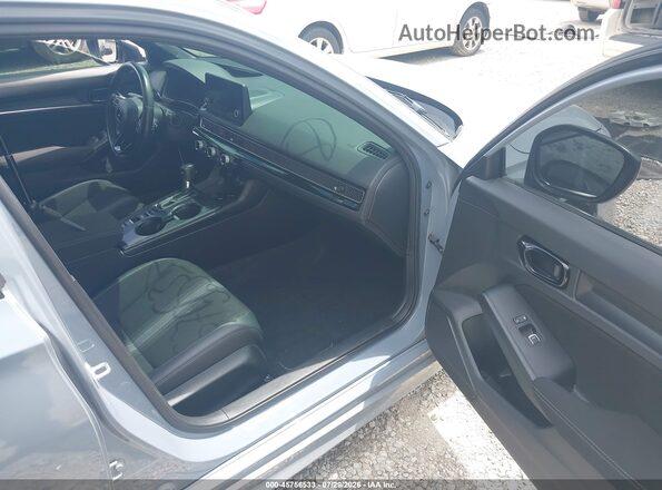 2HGFE2F55NH561339 2022 HONDA CIVIC Light Blue Вид салону спереду