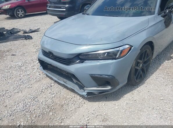 2HGFE2F55NH561339 2022 HONDA CIVIC Light Blue Вид спереду