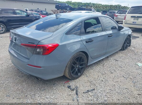 2HGFE2F55NH561339 2022 HONDA CIVIC Light Blue Задня права чверть