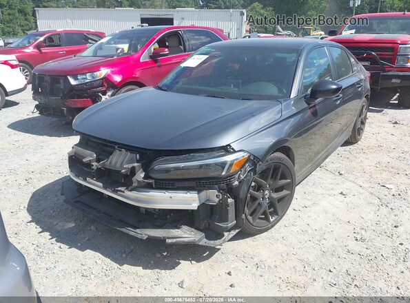 2HGFE2F55NH565598 2022 HONDA CIVIC Gray Передня ліва чверть
