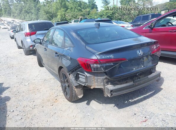 2HGFE2F55NH565598 2022 HONDA CIVIC Gray Задня ліва чверть