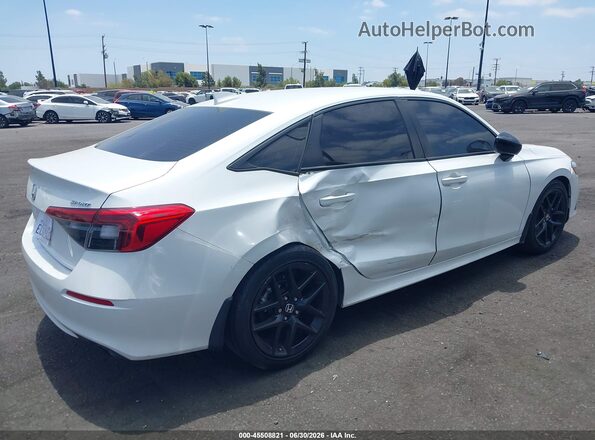 2HGFE2F55NH565648 2022 HONDA CIVIC White Вид спереду