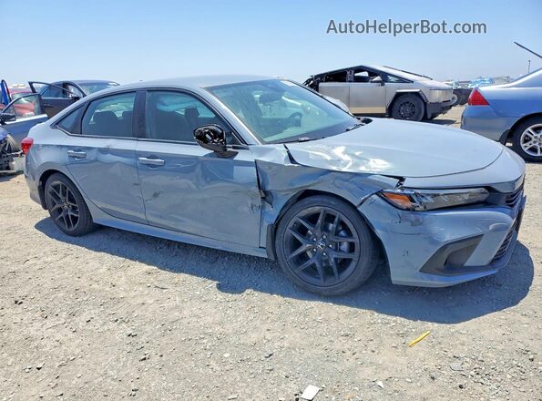 2HGFE2F55NH595510 2022 HONDA CIVIC Gray Delantero derecho