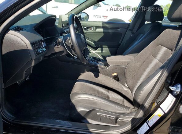 2HGFE2F55NH601371 2022 HONDA CIVIC Black Սալոնի դիմացի տեսք