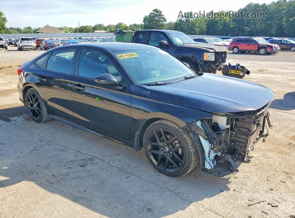 2HGFE2F55NH601371 2022 HONDA CIVIC Black Առջևի աջ