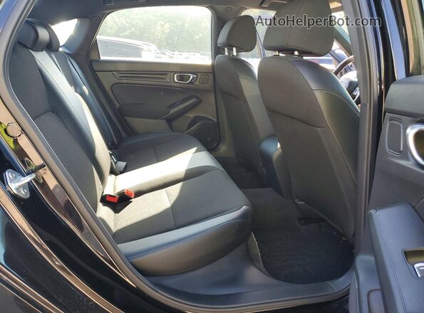 2HGFE2F55NH601371 2022 HONDA CIVIC Black Հետևի նստատեղերի տեսք