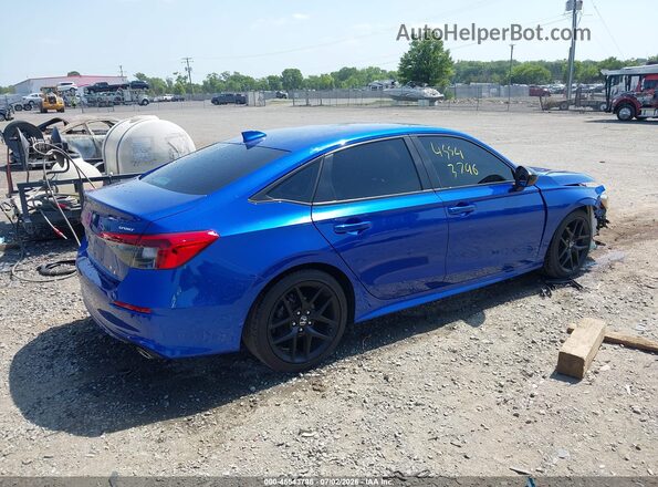 2HGFE2F55NH605808 2022 HONDA CIVIC Blue Задня права чверть
