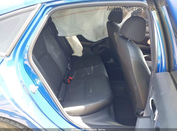 2HGFE2F55NH605808 2022 HONDA CIVIC Blue Вид наклейки з VIN-кодом
