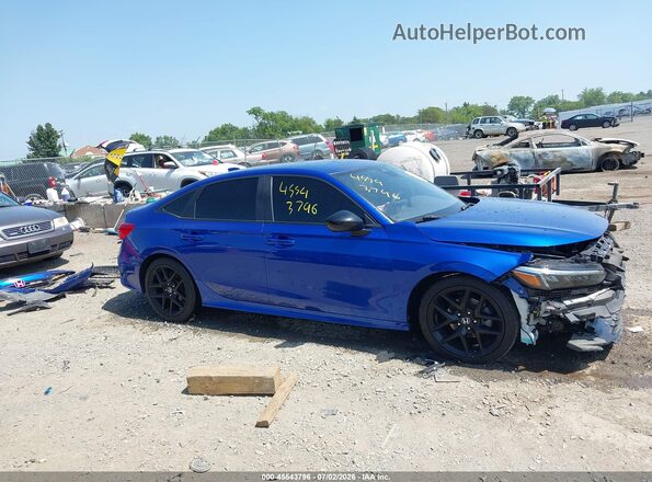 2HGFE2F55NH605808 2022 HONDA CIVIC Blue Панорамний вид салону 360°