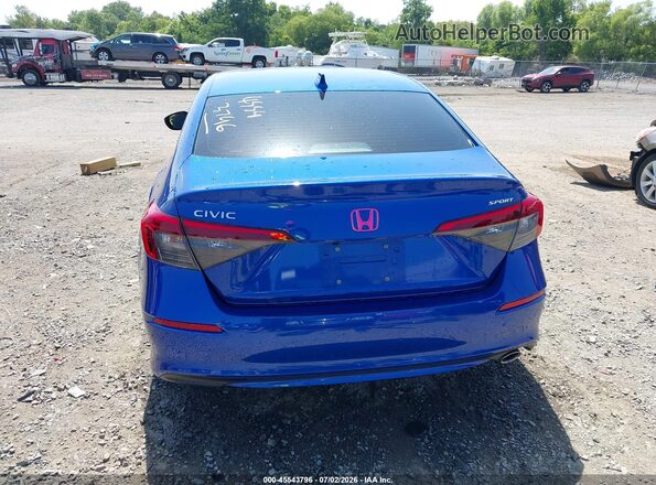 2HGFE2F55NH605808 2022 HONDA CIVIC Blue 