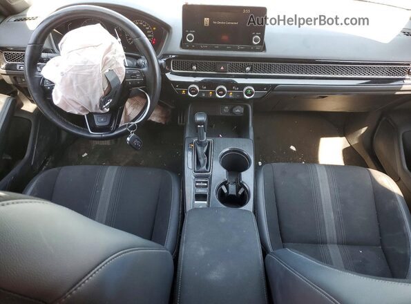2HGFE2F55PH101665 2023 HONDA CIVIC White Вид панелі приладів