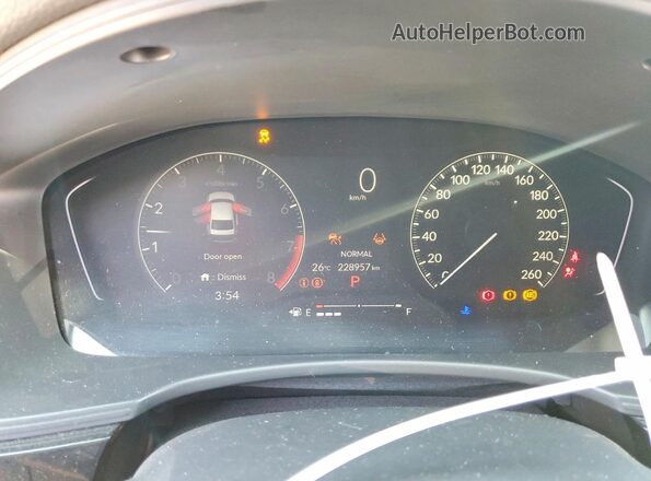2HGFE2F55PH101665 2023 HONDA CIVIC White Вид щитка приладів