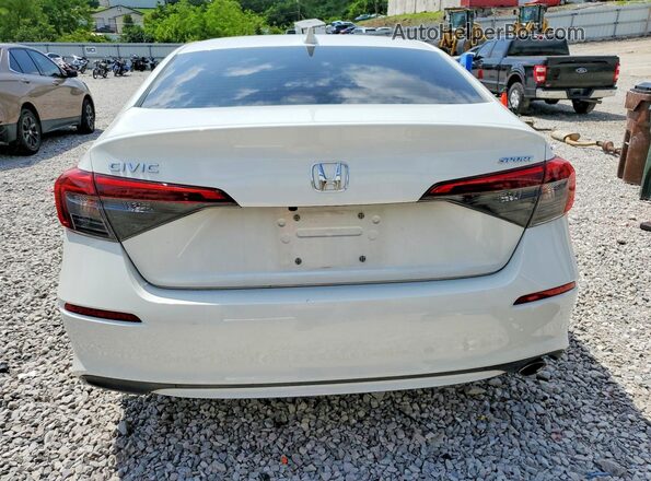 2HGFE2F55PH508840 2023 HONDA CIVIC White უკანა ხედი