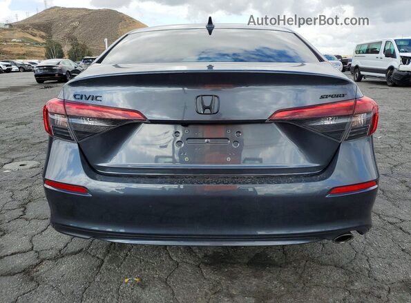 2HGFE2F55PH509454 2023 HONDA CIVIC Gray Widok z tyłu