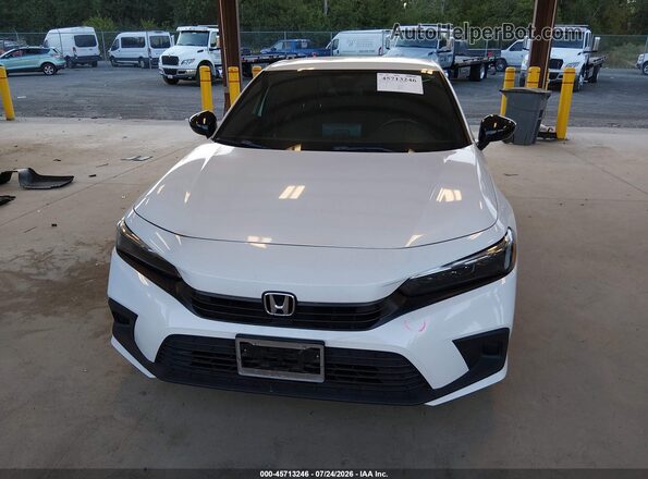 2HGFE2F55PH510085 2023 HONDA CIVIC White Rear interior view