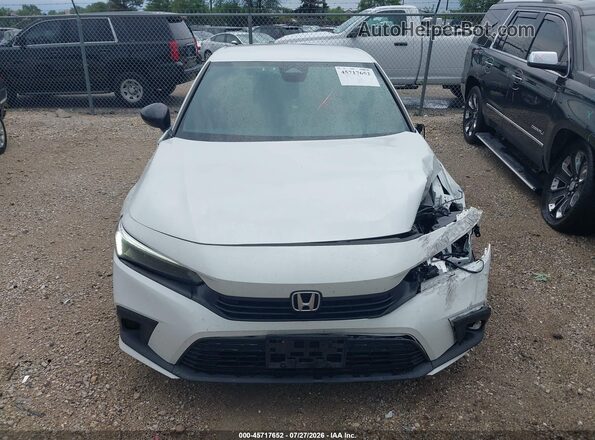 2HGFE2F55PH510720 2023 HONDA CIVIC White Вид щитка приладів