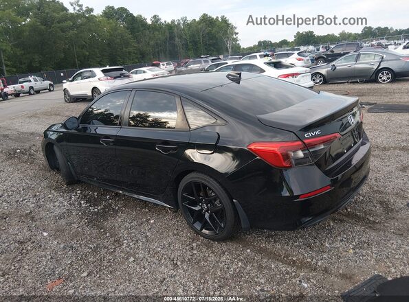 2HGFE2F55PH523998 2023 HONDA CIVIC Black Հետևի ձախ