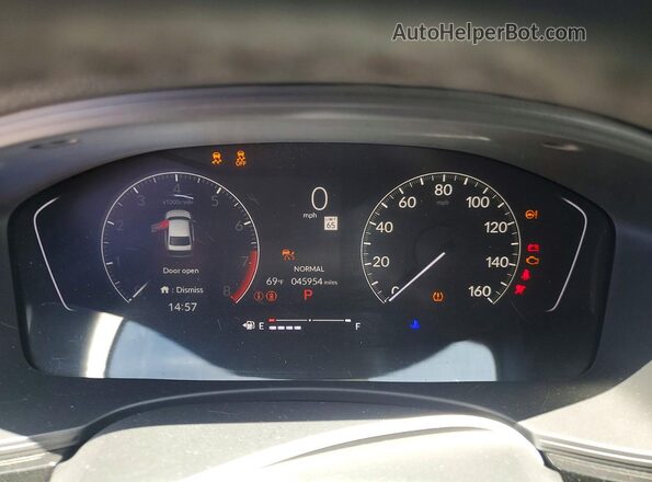 2HGFE2F55PH546097 2023 HONDA CIVIC White Սարքավորումների վահանակի տեսք