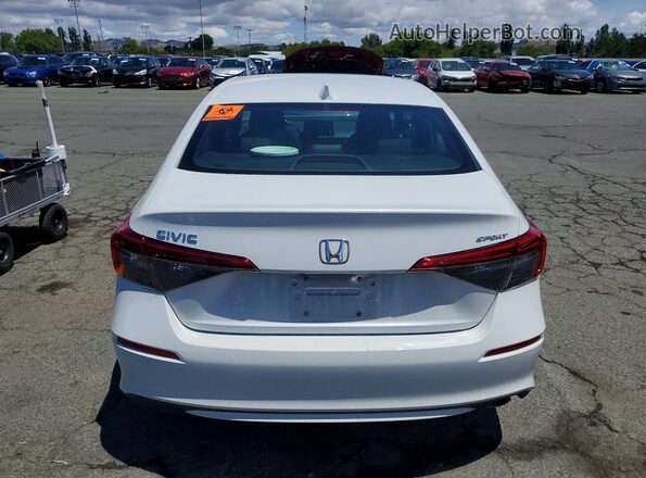 2HGFE2F55PH546097 2023 HONDA CIVIC White Հետևի տեսք