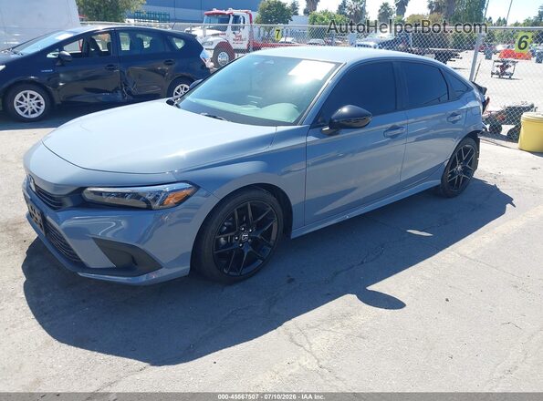 2HGFE2F55PH563451 2023 HONDA CIVIC Blue Przód lewy