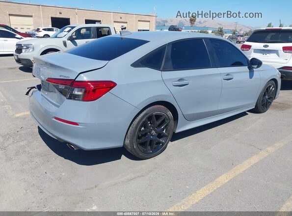 2HGFE2F55PH563451 2023 HONDA CIVIC Blue Tył prawy