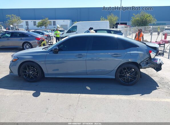2HGFE2F55PH563451 2023 HONDA CIVIC Blue Widok wnętrza 360 stopni
