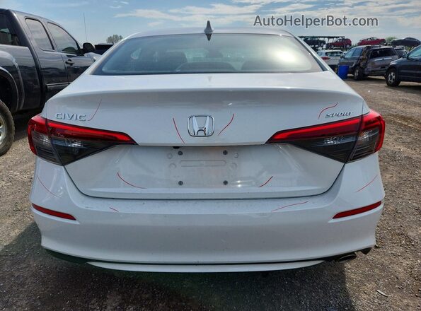 2HGFE2F55RH117321 2024 HONDA CIVIC White Vista trasera