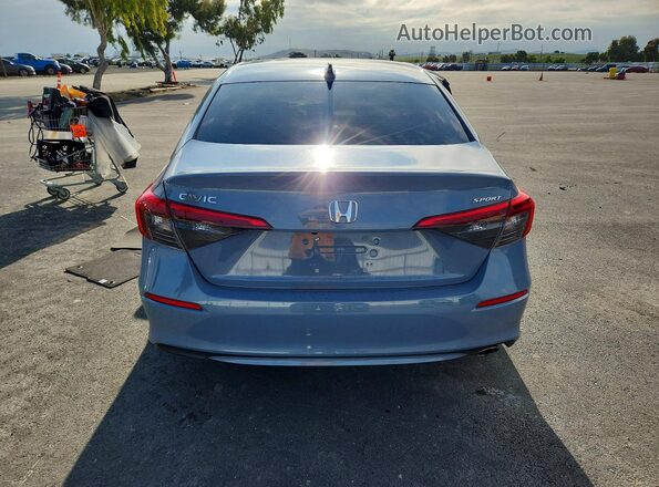 2HGFE2F55RH525611 2024 HONDA CIVIC Blue უკანა ხედი