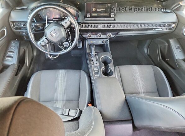 2HGFE2F55RH525611 2024 HONDA CIVIC Blue წინა პანელის ხედი