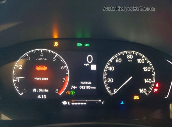 2HGFE2F55RH541680 2024 HONDA CIVIC Black Instrument cluster view
