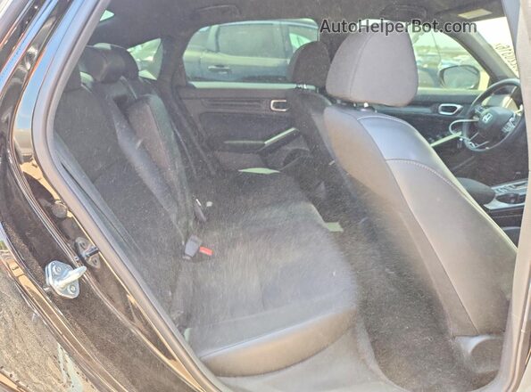 2HGFE2F55SH502433 2025 HONDA CIVIC Black Vista de los asientos traseros