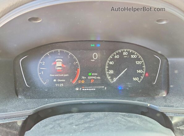 2HGFE2F55SH507583 2025 HONDA CIVIC Red Instrument cluster view