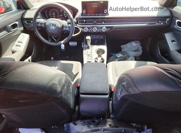 2HGFE2F55SH507583 2025 HONDA CIVIC Red Dashboard view