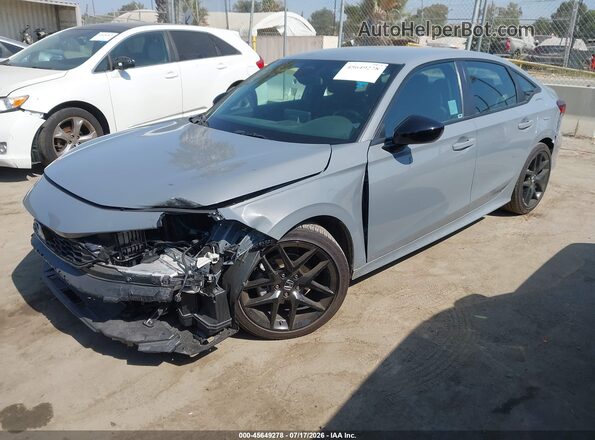 2HGFE2F55SH520169 2025 HONDA CIVIC Gray Przód lewy