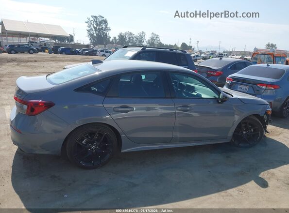 2HGFE2F55SH520169 2025 HONDA CIVIC Gray Widok wnętrza 360 stopni