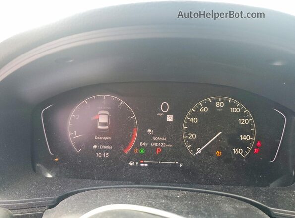 2HGFE2F55SH533777 2025 HONDA CIVIC Gray ხელსაწყოთა პანელის ხედი