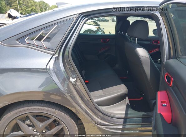 2HGFE2F55SH557478 2025 HONDA CIVIC Gray Вид наклейки з VIN-кодом