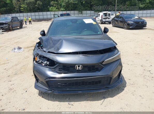 2HGFE2F55SH557478 2025 HONDA CIVIC Gray Вид щитка приладів