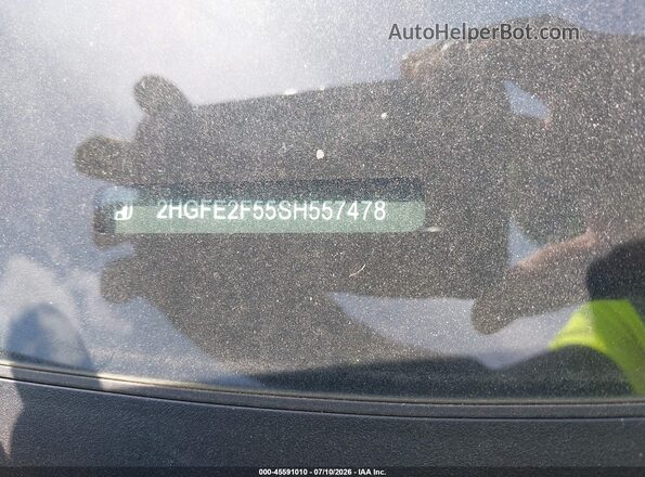 2HGFE2F55SH557478 2025 HONDA CIVIC Gray 