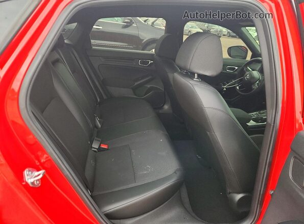 2HGFE2F55SH572854 2025 HONDA CIVIC Red Հետևի նստատեղերի տեսք