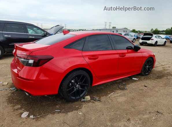 2HGFE2F55SH572854 2025 HONDA CIVIC Red Հետևի աջ