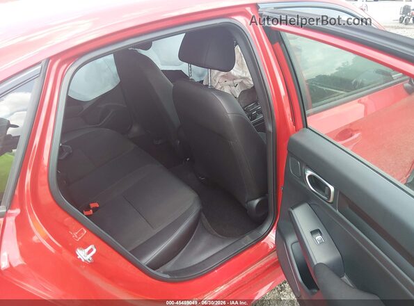 2HGFE2F55SH579769 2025 HONDA CIVIC Red Vista de la etiqueta del VIN
