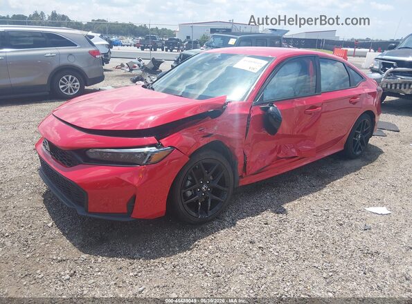 2HGFE2F55SH579769 2025 HONDA CIVIC Red Vista tres cuartos delantera izquierda