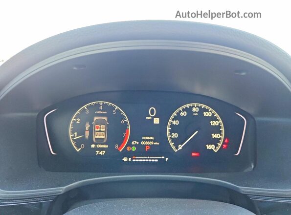 2HGFE2F55TH513501 2026 HONDA CIVIC Gray Սարքավորումների վահանակի տեսք