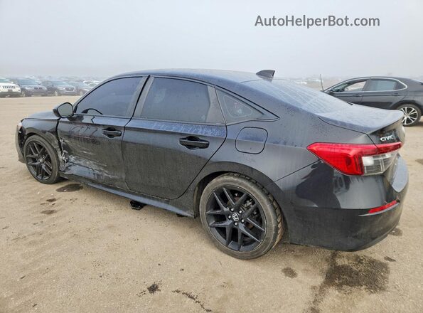 2HGFE2F56NH535459 2022 HONDA CIVIC Black Rear left