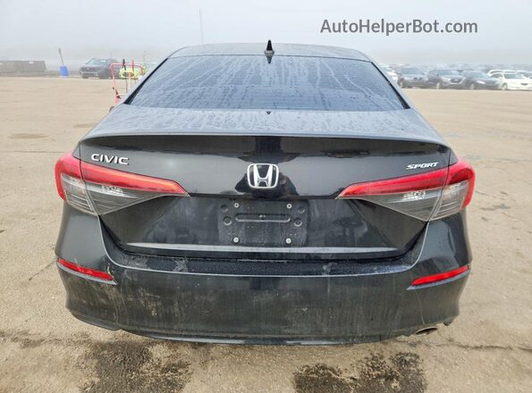 2HGFE2F56NH535459 2022 HONDA CIVIC Black Rear view