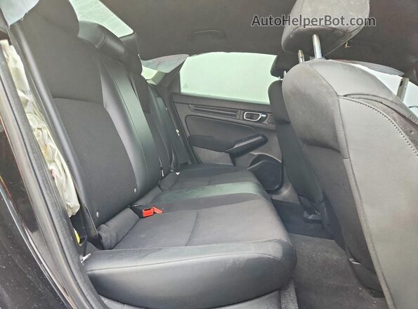 2HGFE2F56NH535459 2022 HONDA CIVIC Black Rear seats view