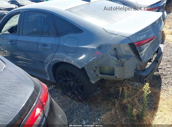 2HGFE2F56NH536966 2022 HONDA CIVIC Gray Задня ліва чверть