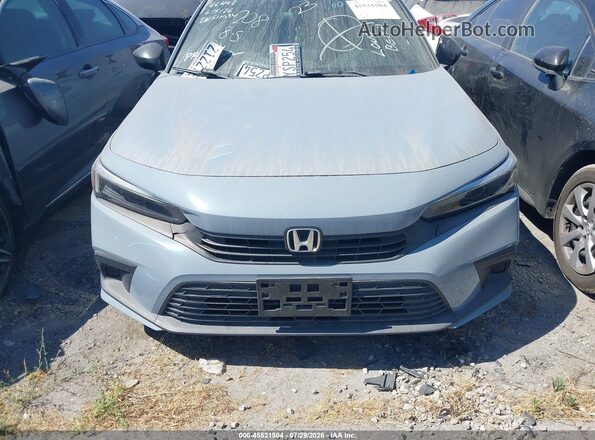 2HGFE2F56NH536966 2022 HONDA CIVIC Gray Вид задньої частини салону