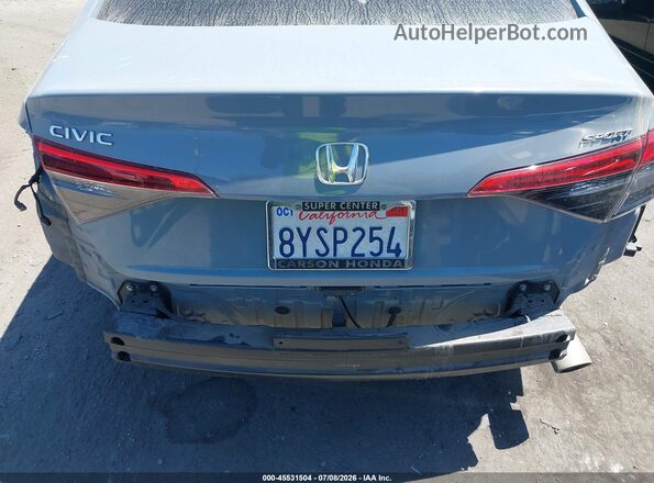 2HGFE2F56NH536966 2022 HONDA CIVIC Gray Вид спереду